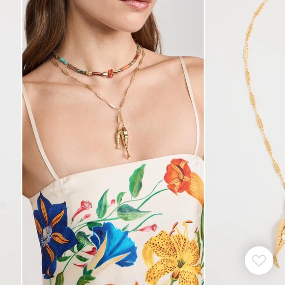 Gold Fish Pendant Necklace - Picture 3 of 3